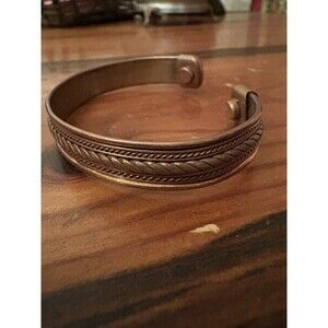 Copper Magnetic Bracelet Athritis Pain Ancient Therapy Energy Cuff Bangle Rope